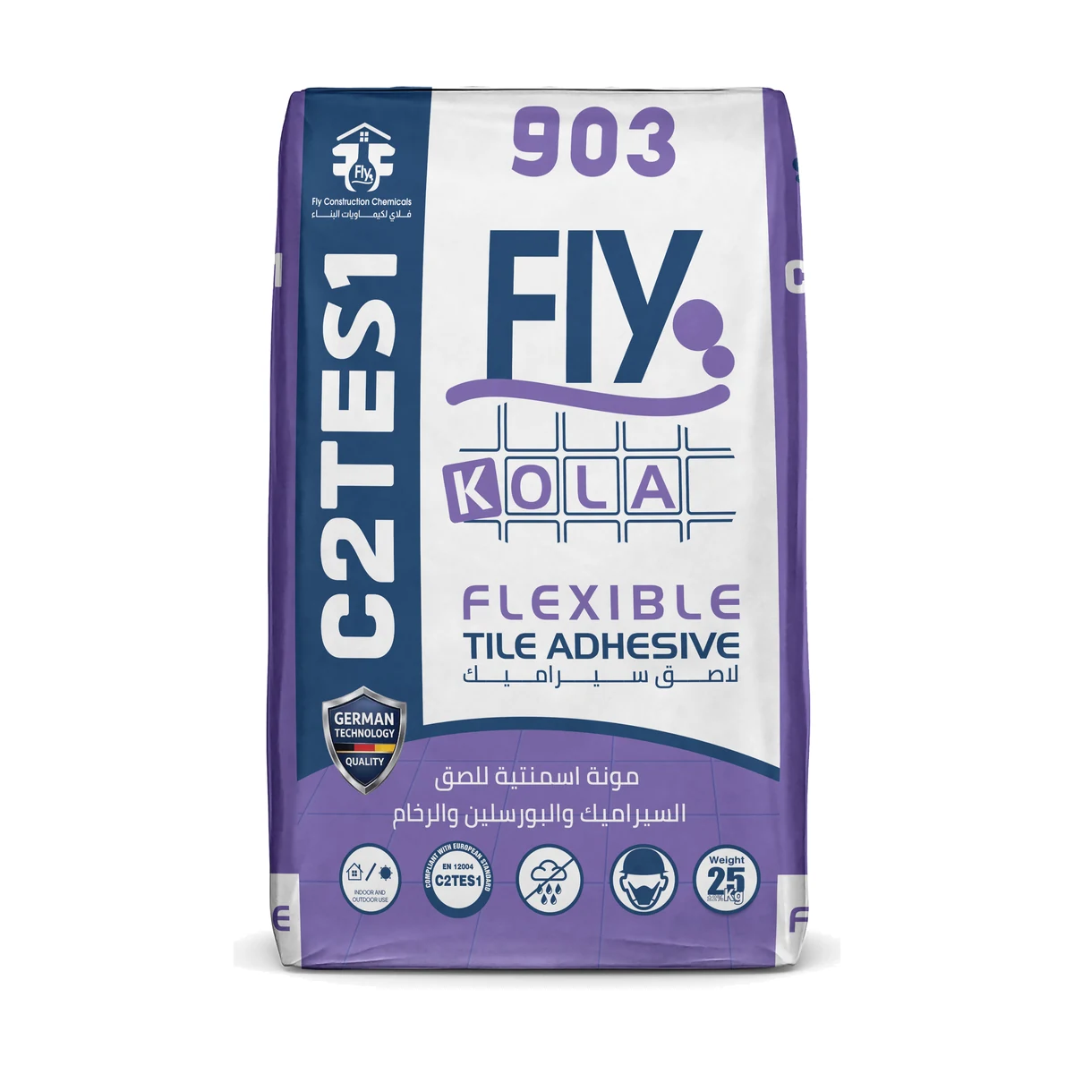 Fly Kola C2TE S1 flexible tile adhesive